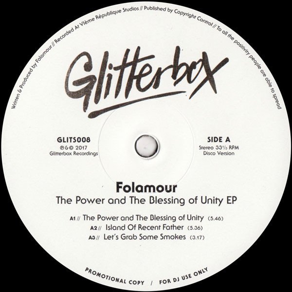 Folamour — The Power And The Blessing Of Unity EP