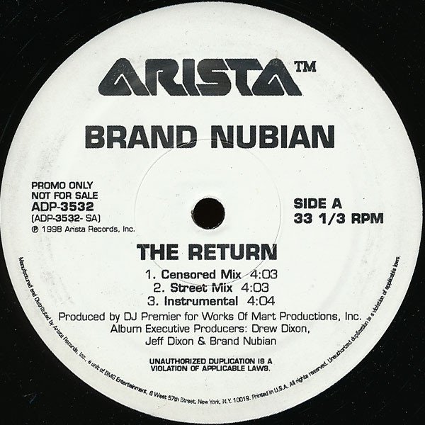 Brand Nubian — The Return / Brand Nubian